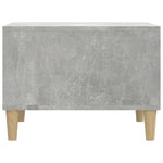 ZNTS Coffee Table Concrete Grey 60x50x36.5 cm Engineered Wood 821032