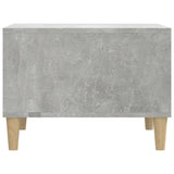 ZNTS Coffee Table Concrete Grey 60x50x36.5 cm Engineered Wood 821032