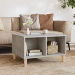 ZNTS Coffee Table Concrete Grey 60x50x36.5 cm Engineered Wood 821032