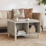 ZNTS Coffee Table Concrete Grey 60x50x36.5 cm Engineered Wood 821032