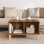 ZNTS Coffee Table Smoked Oak 60x50x36.5 cm Engineered Wood 821033