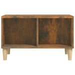 ZNTS Coffee Table Smoked Oak 60x50x36.5 cm Engineered Wood 821033