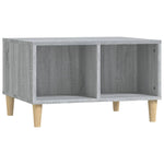 ZNTS Coffee Table Grey Sonoma 60x50x36.5 cm Engineered Wood 821034