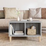 ZNTS Coffee Table Grey Sonoma 60x50x36.5 cm Engineered Wood 821034