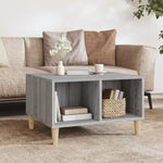 ZNTS Coffee Table Grey Sonoma 60x50x36.5 cm Engineered Wood 821034