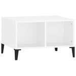 ZNTS Coffee Table White 60x50x36.5 cm Engineered Wood 821036