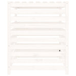 ZNTS Composter White 82.5x82.5x99.5 cm Solid Wood Pine 823816