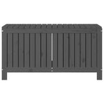 ZNTS Garden Storage Box Grey 115x49x60 cm Solid Wood Pine 823838