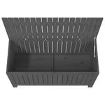 ZNTS Garden Storage Box Grey 115x49x60 cm Solid Wood Pine 823838