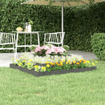 ZNTS Planter Grey 110x110x27 cm Solid Wood Pine 823873