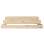 ZNTS Planter 107x107x27 cm Solid Wood Pine 823913