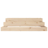 ZNTS Planter 107x107x27 cm Solid Wood Pine 823913