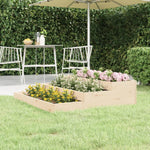 ZNTS Planter 107x107x27 cm Solid Wood Pine 823913