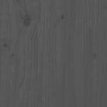 ZNTS Planter Grey 107x107x27 cm Solid Wood Pine 823915