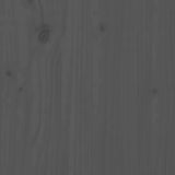 ZNTS Planter Grey 107x107x27 cm Solid Wood Pine 823915
