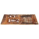 ZNTS Table Top 80x70x cm Solid Wood Reclaimed 351562