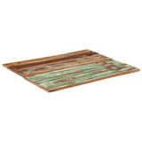 ZNTS Table Top 80x70x cm Solid Wood Reclaimed 351562