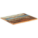 ZNTS Table Top 70x60x cm Solid Wood Reclaimed 351566