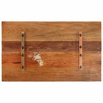 ZNTS Table Top 100x60x cm Solid Wood Reclaimed 351569