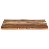 ZNTS Table Top 80x70x cm Solid Wood Reclaimed 351573