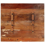 ZNTS Table Top 80x70x cm Solid Wood Reclaimed 351573