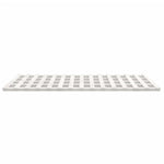 ZNTS Bed Frame without Mattress White 200x200 cm Solid Wood Pine 824559