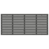 ZNTS Wall Headboard Grey 206x3x91.5 cm Solid Wood Pine 824670