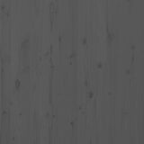 ZNTS Wall Headboard Grey 206x3x91.5 cm Solid Wood Pine 824670