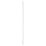 ZNTS Wall Headboard White 126x3x91.5 cm Solid Wood Pine 824679