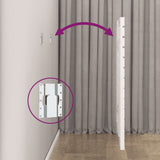 ZNTS Wall Headboard White 126x3x91.5 cm Solid Wood Pine 824679