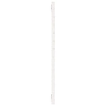ZNTS Wall Headboard White 146x3x91.5 cm Solid Wood Pine 824684