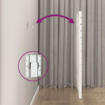 ZNTS Wall Headboard White 146x3x91.5 cm Solid Wood Pine 824684