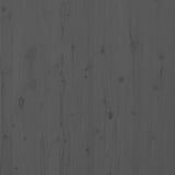 ZNTS Wall Headboard Grey 146x3x91.5 cm Solid Wood Pine 824685