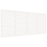 ZNTS Wall Headboard White 166x3x91.5 cm Solid Wood Pine 824699
