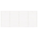 ZNTS Wall Headboard White 166x3x91.5 cm Solid Wood Pine 824699