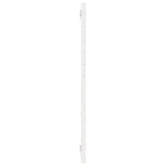 ZNTS Wall Headboard White 166x3x91.5 cm Solid Wood Pine 824699