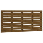 ZNTS Wall Headboard Honey Brown 146x3x63 cm Solid Wood Pine 824736