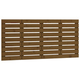 ZNTS Wall Headboard Honey Brown 146x3x63 cm Solid Wood Pine 824736