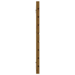 ZNTS Wall Headboard Honey Brown 146x3x63 cm Solid Wood Pine 824736