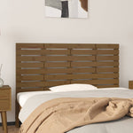 ZNTS Wall Headboard Honey Brown 146x3x63 cm Solid Wood Pine 824736