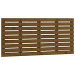 ZNTS Wall Headboard Honey Brown 156x3x63 cm Solid Wood Pine 824741