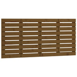 ZNTS Wall Headboard Honey Brown 156x3x63 cm Solid Wood Pine 824741