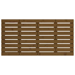 ZNTS Wall Headboard Honey Brown 156x3x63 cm Solid Wood Pine 824741
