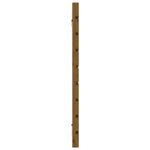 ZNTS Wall Headboard Honey Brown 156x3x63 cm Solid Wood Pine 824741
