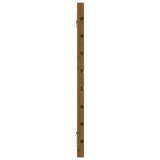 ZNTS Wall Headboard Honey Brown 156x3x63 cm Solid Wood Pine 824741