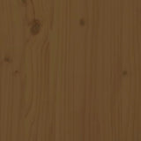 ZNTS Wall Headboard Honey Brown 156x3x63 cm Solid Wood Pine 824741