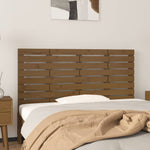 ZNTS Wall Headboard Honey Brown 156x3x63 cm Solid Wood Pine 824741