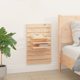 ZNTS Wall-mounted Bedside Shelves 2 pcs Solid Wood Pine 824763