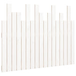 ZNTS Wall Headboard White 108x3x80 cm Solid Wood Pine 824774