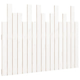 ZNTS Wall Headboard White 108x3x80 cm Solid Wood Pine 824774